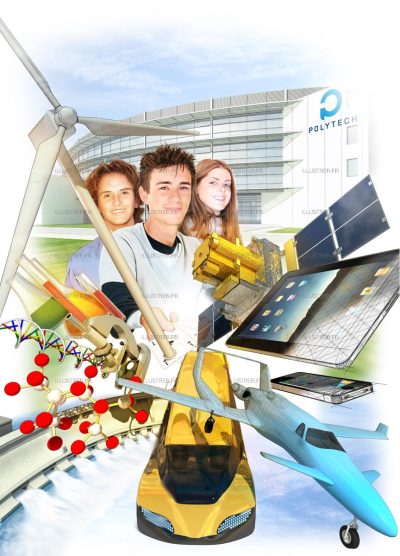 Affiche Polytech école d'ingénieurs