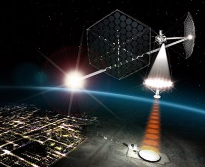 Centrale spatiale d'énergie solaire. Science&Vie Junior