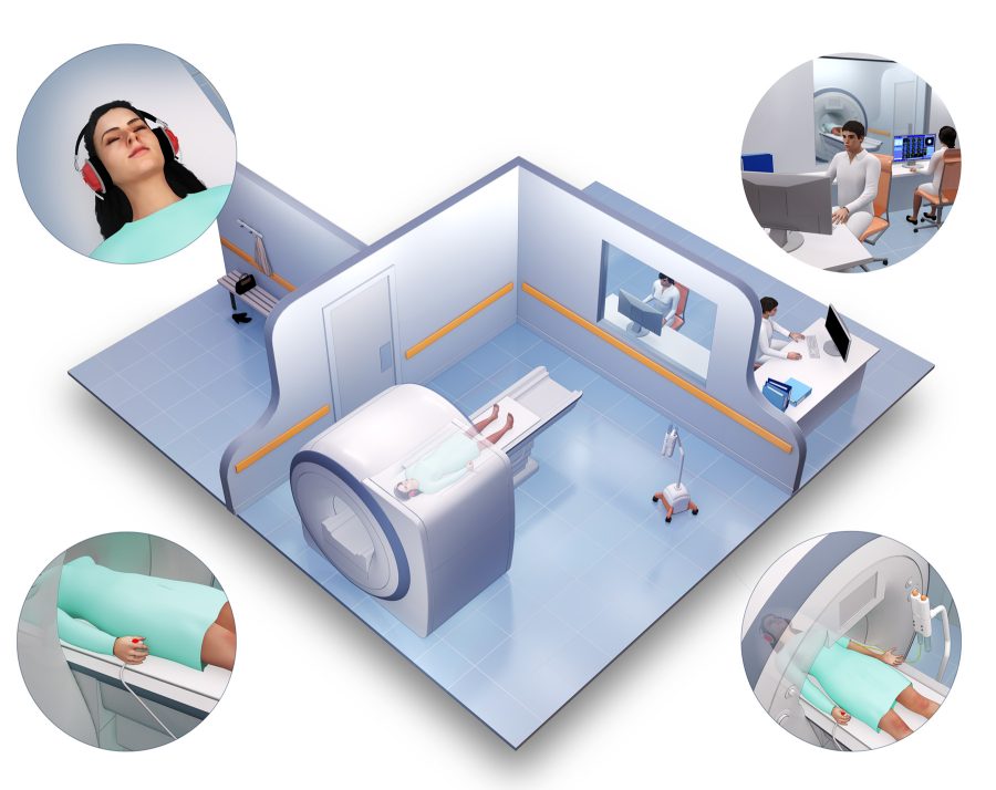 Illustration réalisée pour Bayer : IRM - Bayer Pharmaceuticals Division